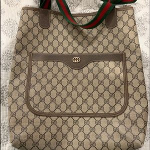 Gucci Supreme GG Shopping Tote Authentic